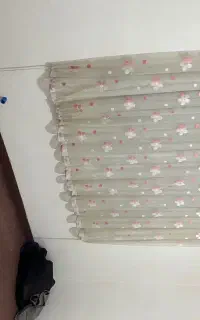 پرده پذیرایی با کتیبه  دوعدد پرده اتاق خواب