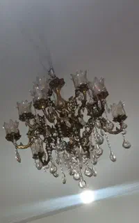 لوستر برنز ۸شاخه دوبل
