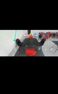 میز و صندلی چهار نفره فایبر گلاس25 ست