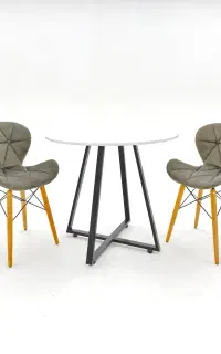 میز و صندلی زین اسبی پارچه ای مدرن و فانتزی