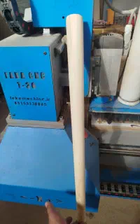 پایه میز مخروطی چوبی ۷۰ سانتی خراطی