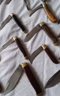 انواع چاقوهای قدیمی،دنده ای،ضامن دا ر،چوپانی وغیره