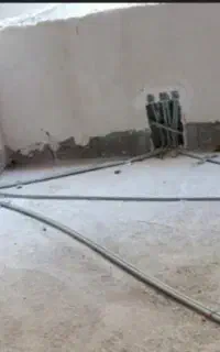 جوشکاری دیوار چینی آب نما ساخت آلاچیق