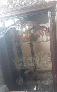 میز تلویزیون و بوفه چوبی