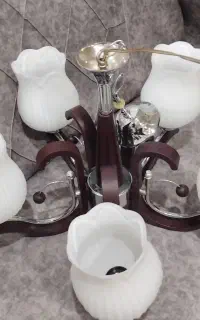 یه  لوستر دو عدد کناره قالی بفروش میرسد