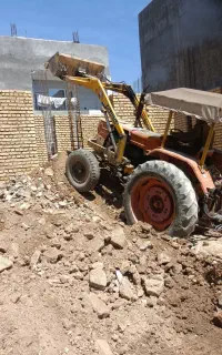 خاک برداری با تراکتور