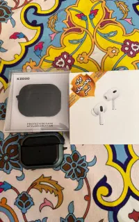 air pod pro2 litning در حد نو با دوکیس اورجینال