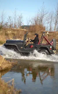 جیپ سواری در سواحل رامسر