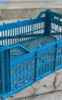سبد میوه پلاستیکی دو ردیفه 10کیلویی(تابوتی)
