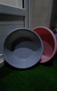 طی لگن سطل اشغال و جارو