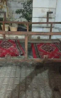 گاری چهار چرخ چرخ چدنی