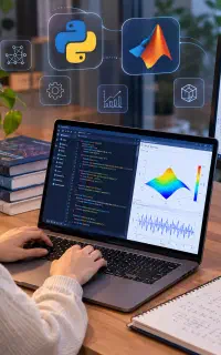 شبیه‌سازی پیشرفته پروژه‌ها تکیه بر MATLAB و Python