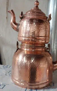 کتری قوری مس