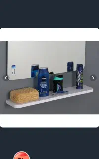 شلف دیواری پایه مخفی شناور