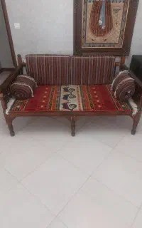 تخت سنتی تمام چوب