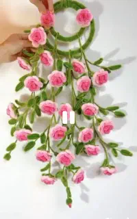 اموزش گل با سیم پیپ پاک کن