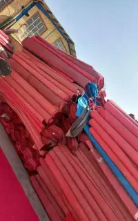 موکت کارکرده نمایشگاهی طوسی آبی قرمزدست دوم درحدنو