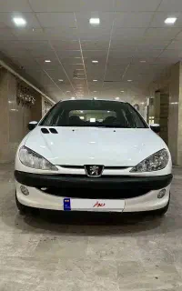 206 V8 SD سفید موتور TU5 کارمندی