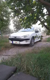 پژو۲۰۶ مدل۹۸ بدون رنگ