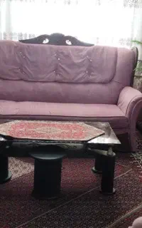 مبل ۷نفره به همراه میز جلو مبلی عسلی