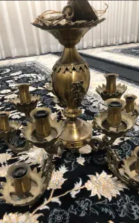 لوستر پنج شاخه در حد نو