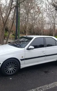 پژو پارس 97 بدون رنگ