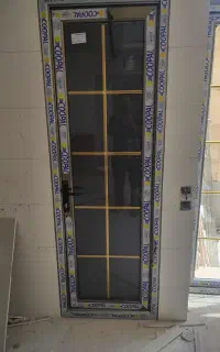 تولیدی و درب وپنجره دوجداره  upvc آلومینیوم منوریل