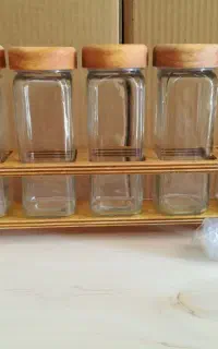استند جا ادویه چوبی رابروود ایستاده چرخشی خردکن