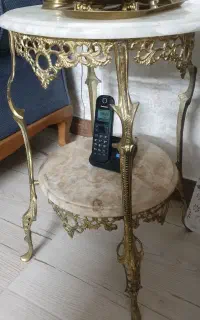 میز ۲طبقه برنز