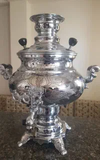 سماور گازی شش لیتری قلم زنی