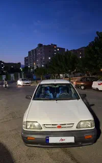 پراید صبا GLXI اسفند ۸۸ بی‌رنگ تک‌برگ بسیار تمیز