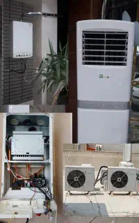 نصب تعمیر کولرگازی سرویس شارژ گاز کولر داکت پکیج