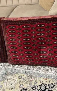 پشتی ترکمن دستبافت اصل