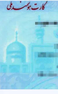 کارت ملی گمشده علیدادی