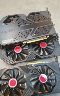کارت گرافیک ۸ گیگ RX 580 دما پایین