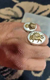 انگوشتر نقره کلکسیونی