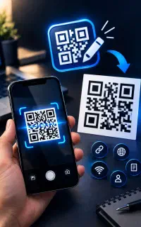 ساخت و آموزش ساخت QR(کیو ار) کد