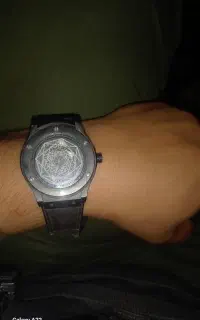 ساعت هابلوت مدل عنکبوتی مشکی