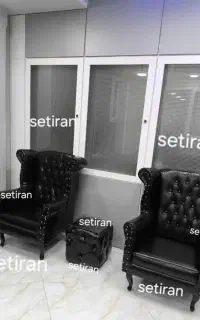 مبلمان اداری ارمیتا تیره و روشن چکی