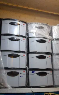 فایل ۴ کشو رنگ طوسی مشکی جنس محکم نو