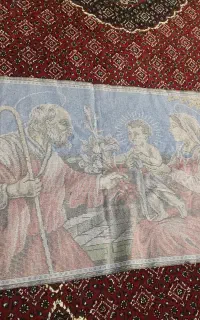 قالبچه ابریشمی(گوبلن) قدیمی