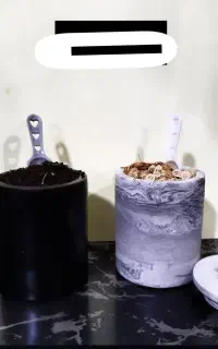 ظروف دکوری و قابل استفاده سنگ مصنوعی