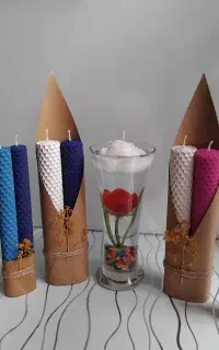 شمع دست ساز بیزوکس