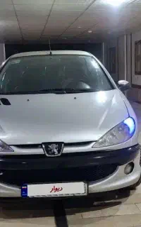 206 صندوقدار v8 فول آریان بی رنگ مدل 1386