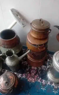 دیگ مسی ظرف مسی