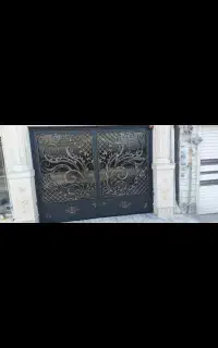 نقاش مصنوعات فلزی پله فرار اظطراری.