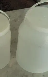 دبه جای ماست بزرگ و کوچک