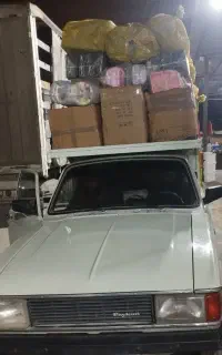 وانت  پیکان حمل بار مشهد به کاشمر بالعکس