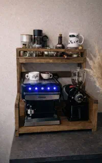 کافی بار چوبی