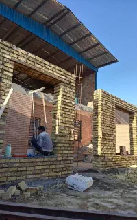 استا بنا سیمان کاری دیوار چنی بلوک چنی